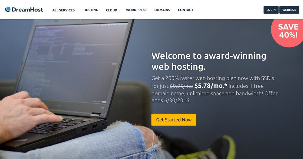 Nên dùng hosting của Dreamhost Nên dùng hosting của Dreamhost